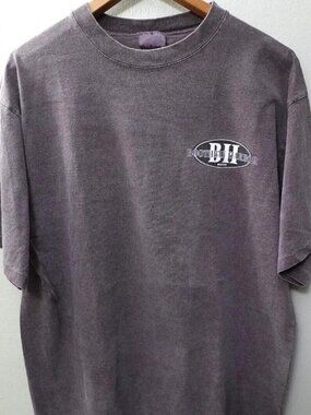 Badger Men's Grey and Purple T-shirt